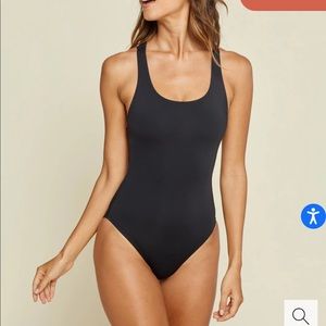 NWOT Andie tulum black one piece swimsuit